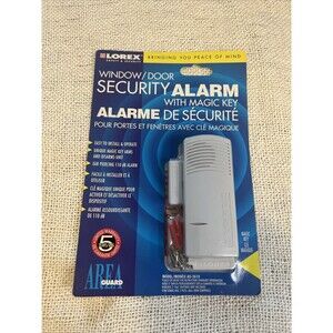Lorex Safety &Security Window/Door Security Alarm W/Magic Key WT Easy To Install